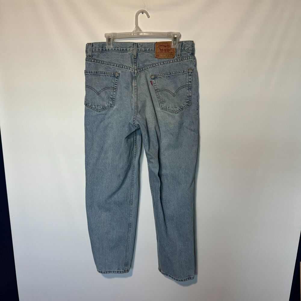 Vintage Levis Jeans Mens 36 Blue Denim 550 90s Y2K Relaxed Straight Skate 36x30 - Picture 7 of 14